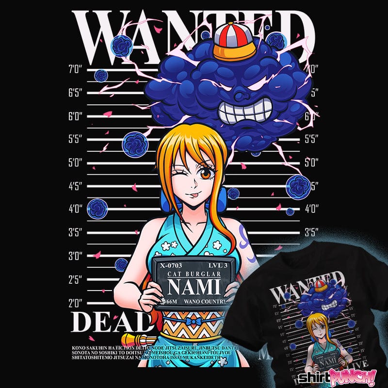 Nami Mugshot - Nerdy T-Shirt by Zybbhorn | ShirtPunch
