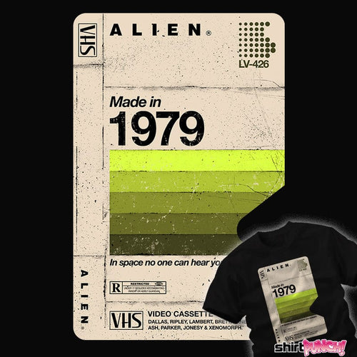 Daily_Deal_Shirts Alien Tape 1979 Alien Tape 1979
