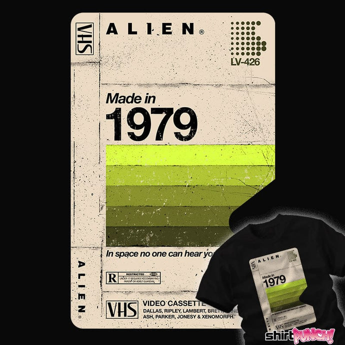 Daily_Deal_Shirts Alien Tape 1979 Alien Tape 1979