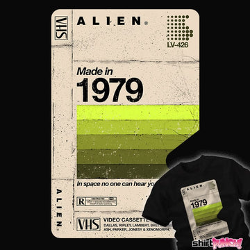 Daily_Deal_Shirts Alien Tape 1979 Alien Tape 1979