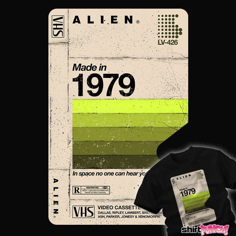Daily_Deal_Shirts Alien Tape 1979 Alien Tape 1979