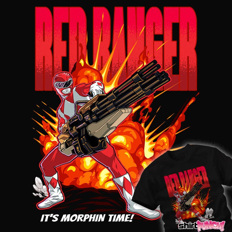 Daily_Deal_Shirts Red Ranger Red Ranger