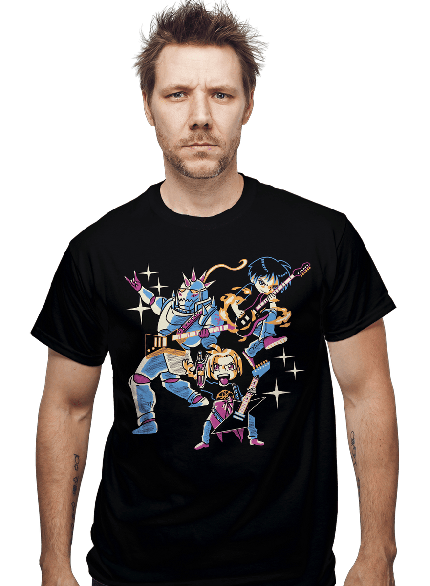 Fullmetal Guitarists - Nerdy T-Shirt by Naomori | ShirtPunch
