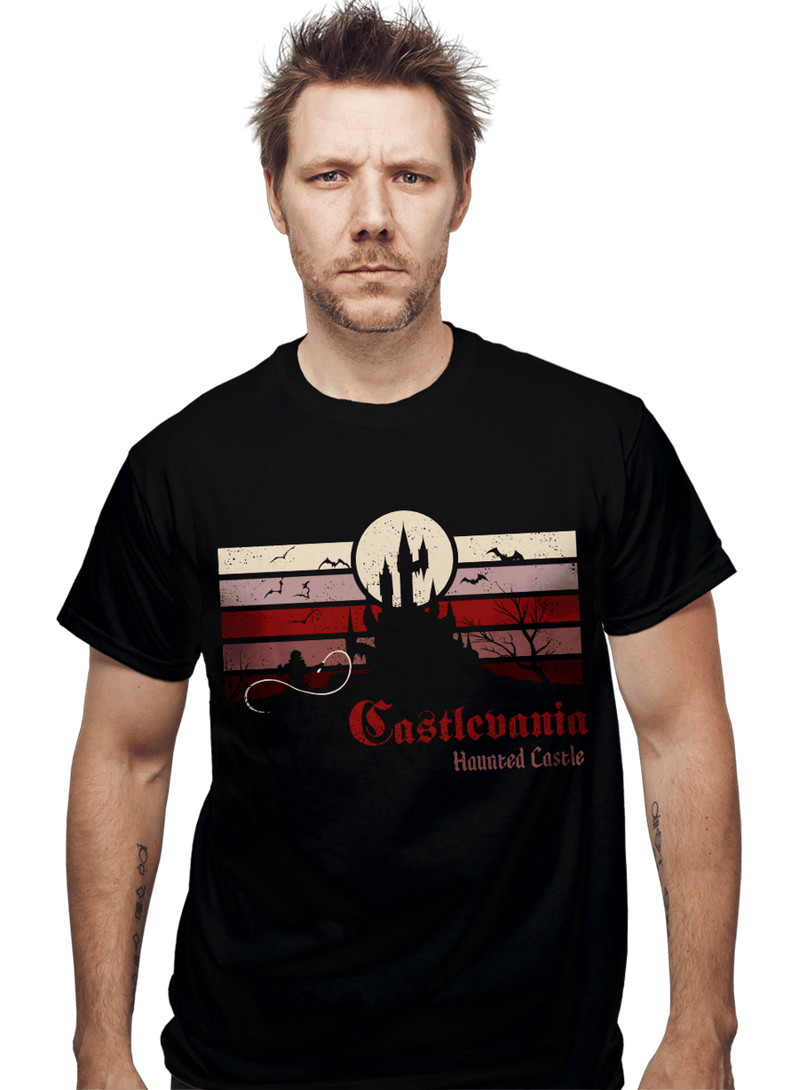 Daily_Deal_Shirts Retro Castlevania Graphic Tee - 80s Design