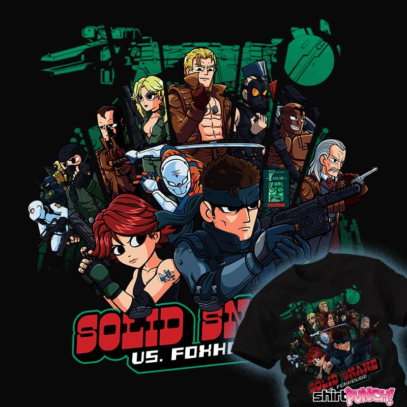 Daily_Deal_Shirts Solid Snake VS. Foxhound Solid Snake VS. Foxhound