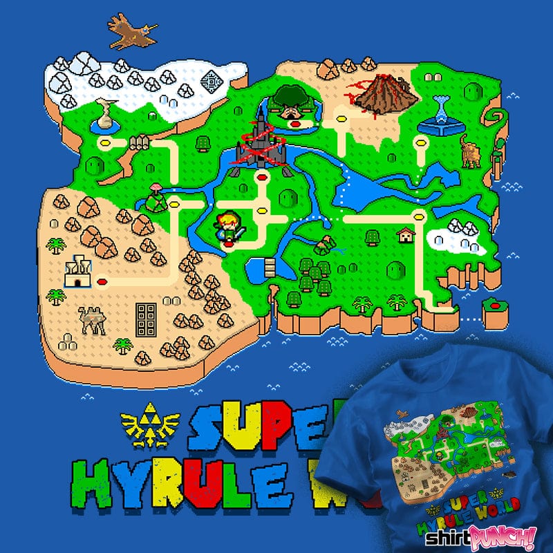 Daily_Deal_Shirts Super Hyrule World Super Hyrule World