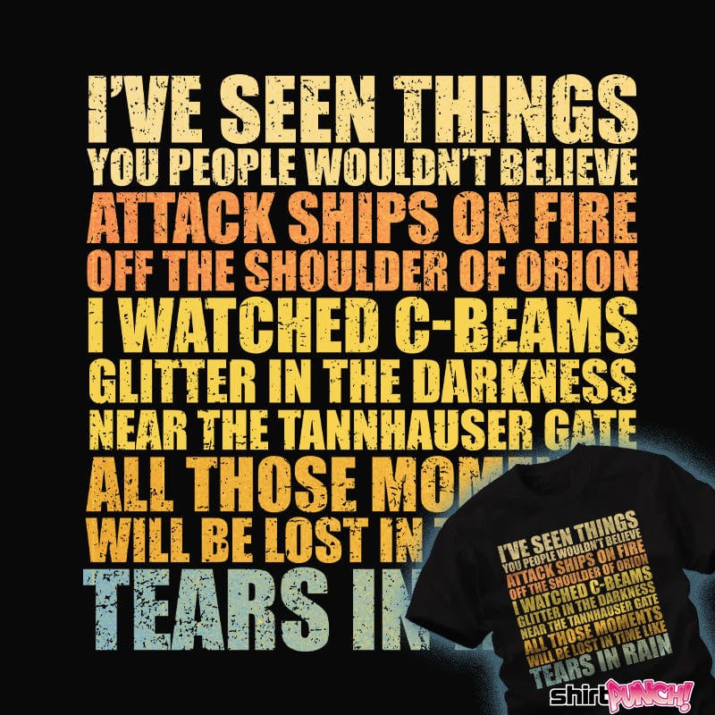 Daily_Deal_Shirts Tears In Rain Tears In Rain