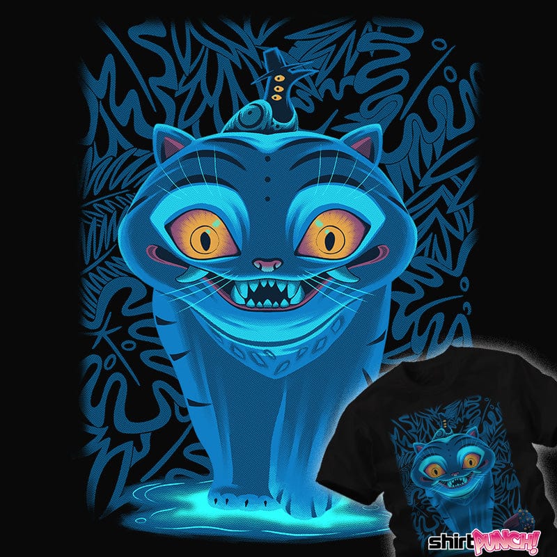 Blue Demon Cat Nerdy T-Shirt by reymatix ShirtPunch