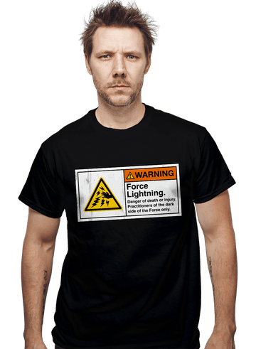 Daily_Deal_Shirts Caution Force Lightning Caution Force Lightning