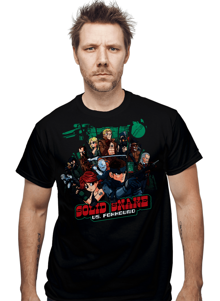 Daily_Deal_Shirts Solid Snake VS. Foxhound Solid Snake VS. Foxhound
