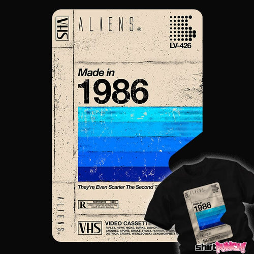 Daily_Deal_Shirts Aliens Tape 1986 Aliens Tape 1986