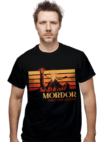 Daily_Deal_Shirts Retro Mordor Mordor - Graphic Tee