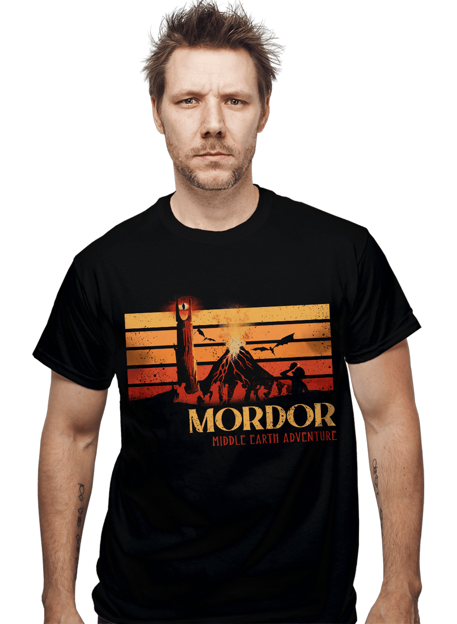 Daily_Deal_Shirts Retro Mordor Mordor - Graphic Tee