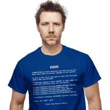 Load image into Gallery viewer, Daily_Deal_Shirts Blue Screen Of Exhaustion Blue Screen Of Exhaustion
