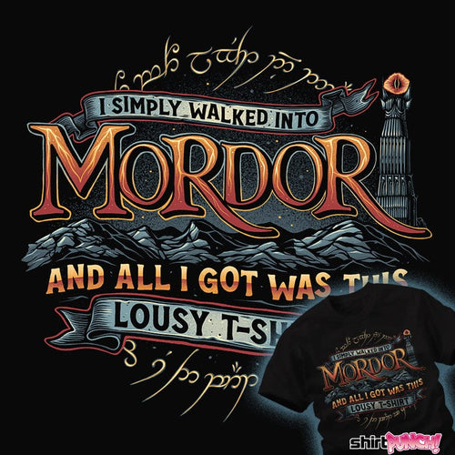 Daily_Deal_Shirts Mordor Vacation