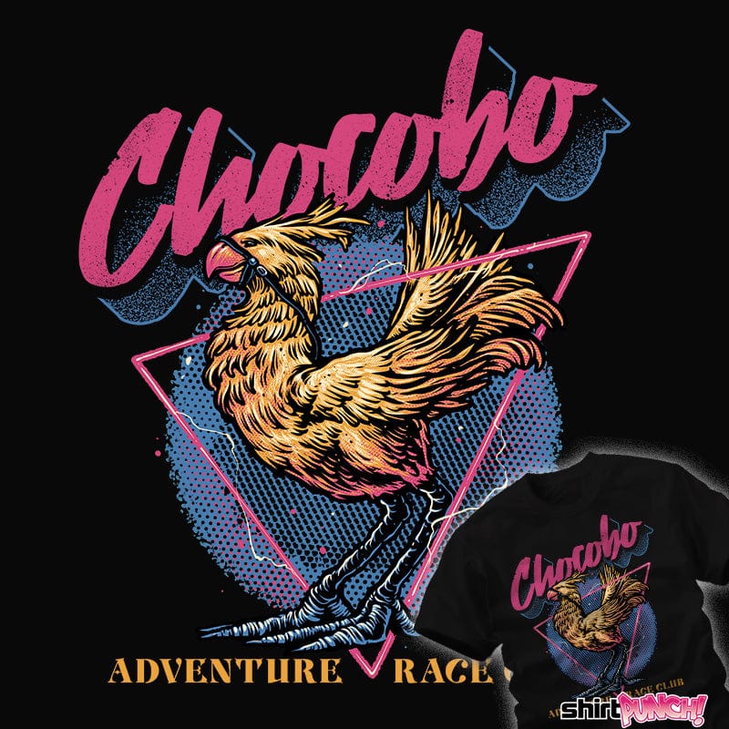Chocobo Adventure Race Club - Nerdy T-Shirt by momma_gorilla