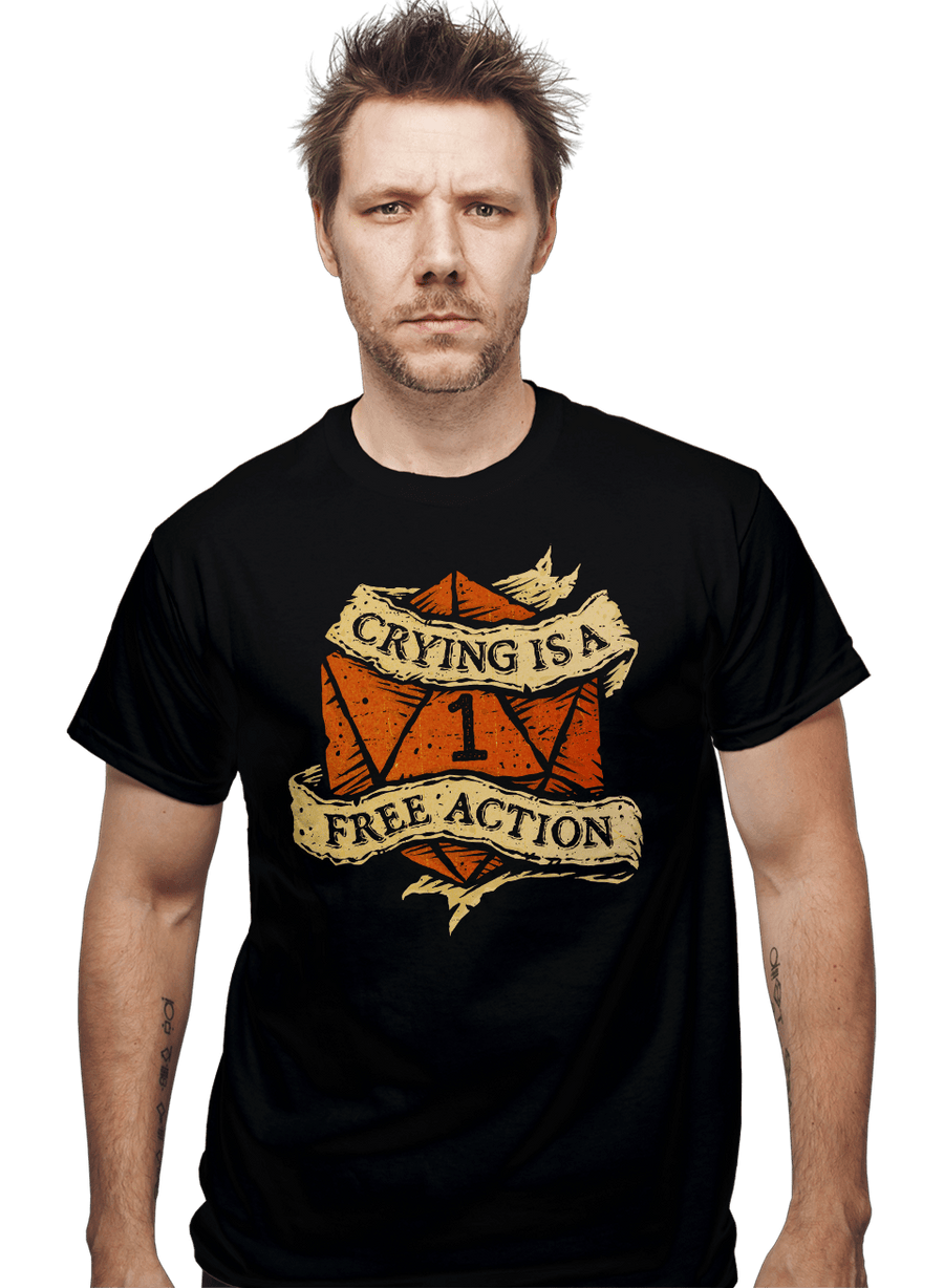 Daily_Deal_Shirts Crying Is A Free Action Crying Is A Free Action
