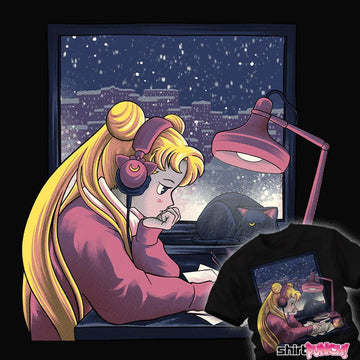 Daily_Deal_Shirts Lofi Moon Girl Lofi Moon Girl