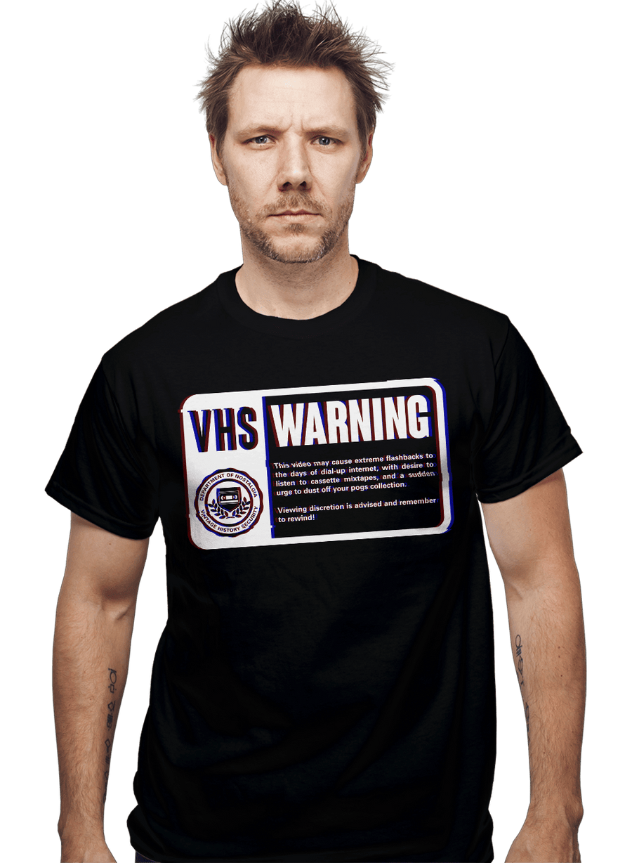 Shirts VHS Nostalgia Warning VHS Nostalgia Warning