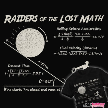 Daily_Deal_Shirts Raiders Of The Lost Math Raiders Of The Lost Math