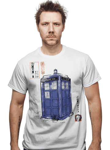 Daily_Deal_Shirts Police Box Sumi-E Police Box Sumi-E