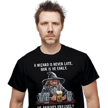 Load image into Gallery viewer, Secret_Shirts A Wizard Is Never Late A Wizard Is Never Late
