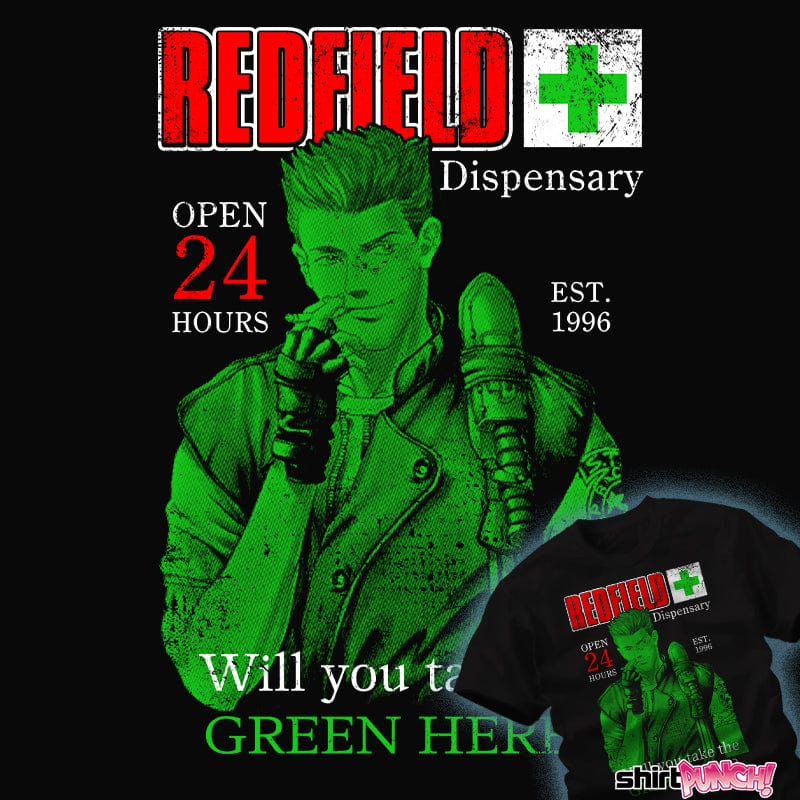 Redfield Green Herb - Nerdy T-Shirt by coinboxtees | ShirtPunch