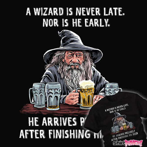 Secret_Shirts A Wizard Is Never Late A Wizard Is Never Late