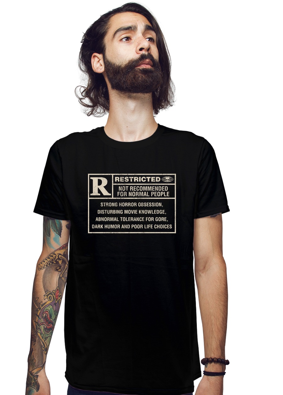 Restricted Horror Label