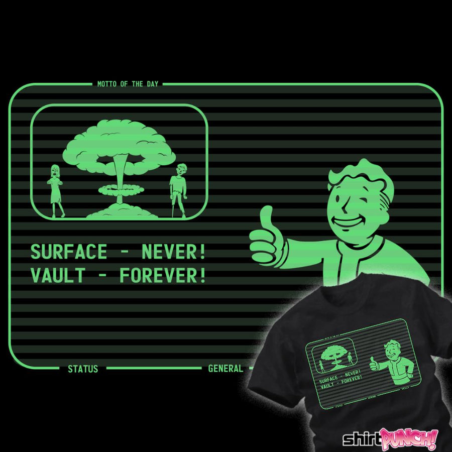 Surface Never Vault Forever