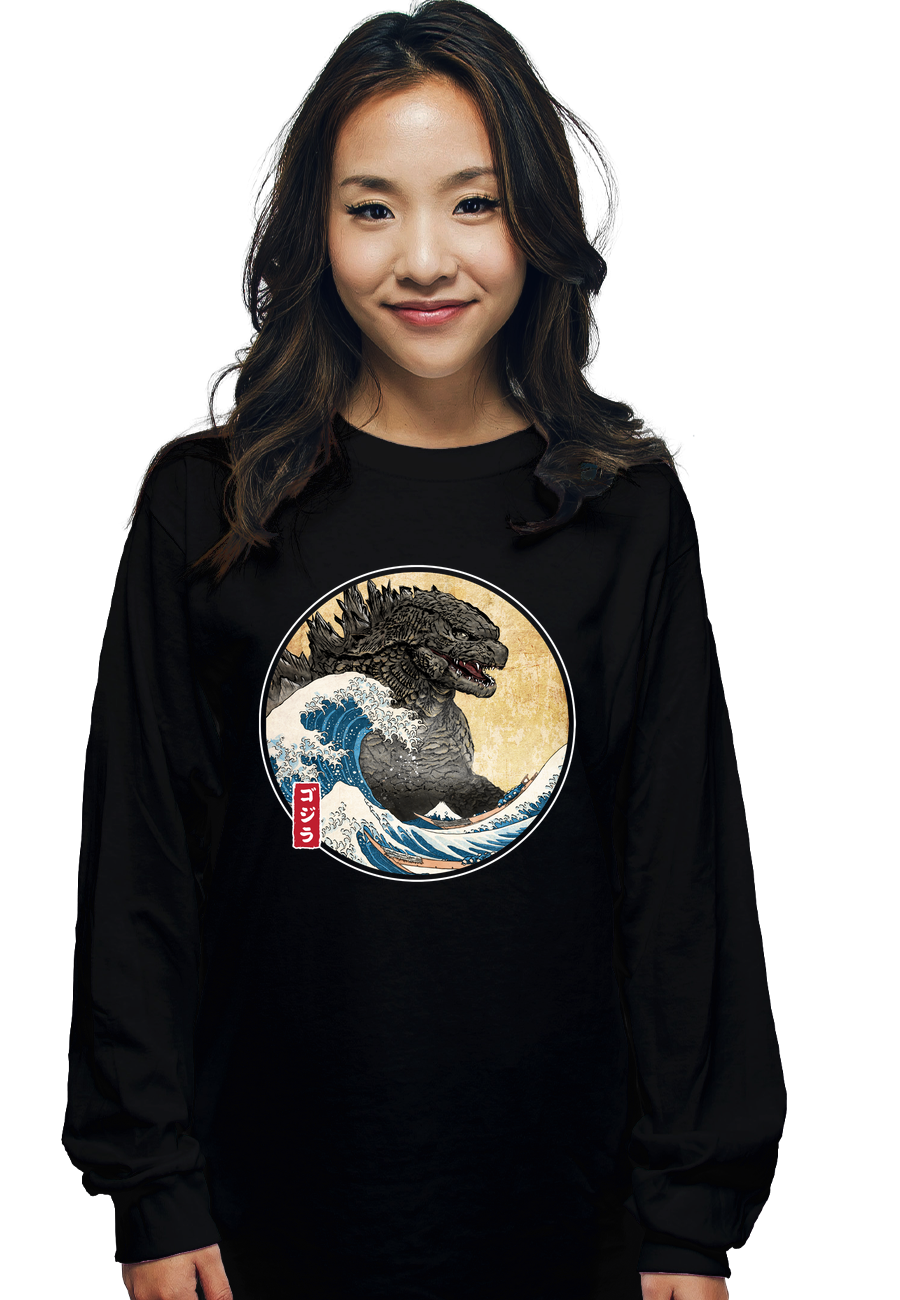 The Great Gojira off Kanagawa