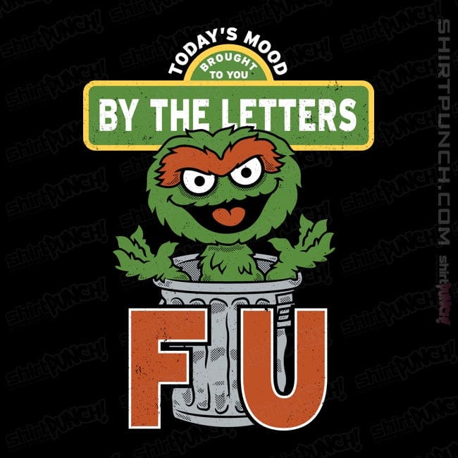 Daily_Deal_Shirts Magnets / 3"x3" / Black Grouchy Letters