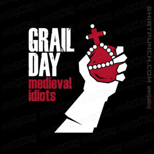 Daily_Deal_Shirts Magnets / 3"x3" / Black Medieval Idiots