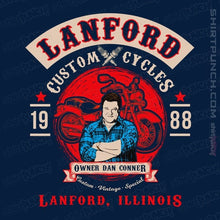Load image into Gallery viewer, Secret_Shirts Magnets / 3&quot;x3&quot; / Navy Lanford Custom Cycles
