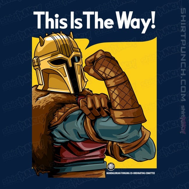 Secret_Shirts Magnets / 3"x3" / Navy This Is The Way!