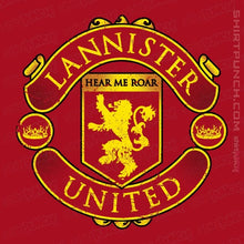 Load image into Gallery viewer, Daily_Deal_Shirts Magnets / 3&quot;x3&quot; / Red Lannister United
