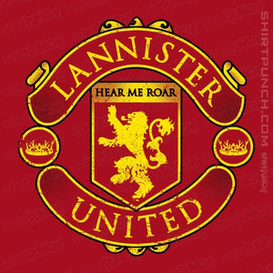 Daily_Deal_Shirts Magnets / 3"x3" / Red Lannister United