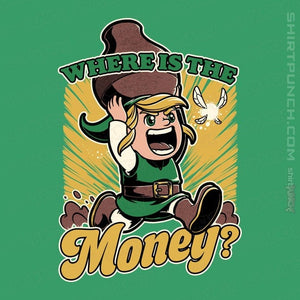 Secret_Shirts Magnets / 3"x3" / Irish Green Where Is The Money?