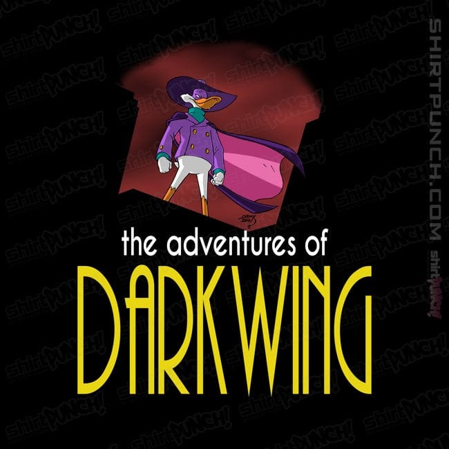 Secret_Shirts Magnets / 3"x3" / Black Darkwing Animated Series