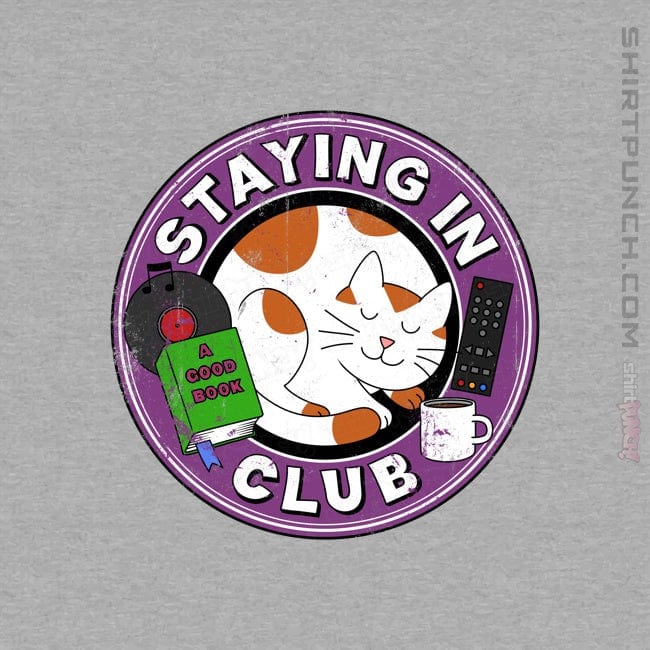 Secret_Shirts Magnets / 3"x3" / Sports Grey Staying In Club