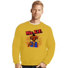 Load image into Gallery viewer, Daily_Deal_Shirts Crewneck Sweater, Unisex / Small / Gold Mr. E.T.
