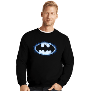 Daily_Deal_Shirts Crewneck Sweater, Unisex / Small / Black Nocturne Call