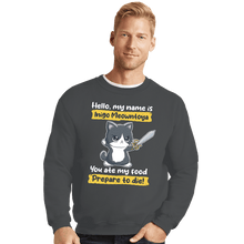 Load image into Gallery viewer, Daily_Deal_Shirts Crewneck Sweater, Unisex / Small / Charcoal Inigo Meowntoya
