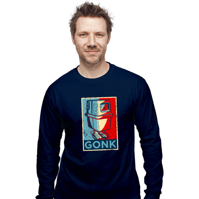 Secret_Shirts Long Sleeve Shirts, Unisex / Small / Navy GONK