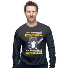 Load image into Gallery viewer, Daily_Deal_Shirts Long Sleeve Shirts, Unisex / Small / Charcoal Inigo Meowntoya

