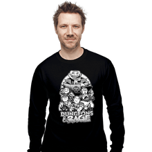 Load image into Gallery viewer, Daily_Deal_Shirts Long Sleeve Shirts, Unisex / Small / Black Dungeons &amp; Rage
