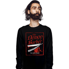 Load image into Gallery viewer, Daily_Deal_Shirts Long Sleeve Shirts, Unisex / Small / Black The Demon Barber.
