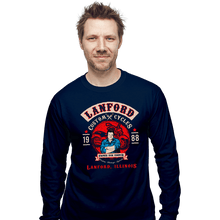 Load image into Gallery viewer, Secret_Shirts Long Sleeve Shirts, Unisex / Small / Navy Lanford Custom Cycles

