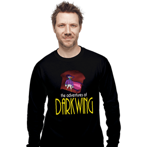Secret_Shirts Long Sleeve Shirts, Unisex / Small / Black Darkwing Animated Series