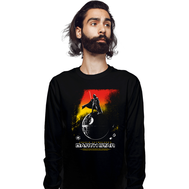 Secret_Shirts Long Sleeve Shirts, Unisex / Small / Black Darth Star.